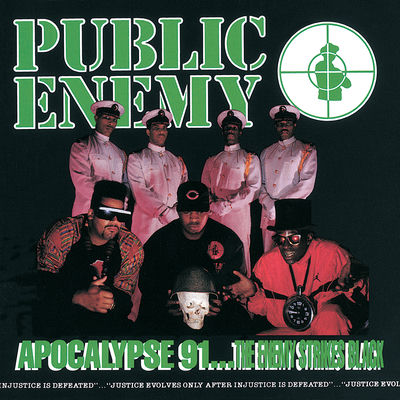 The cover of Apocalypse 91… The Enemy Strikes Black by Public Enemy