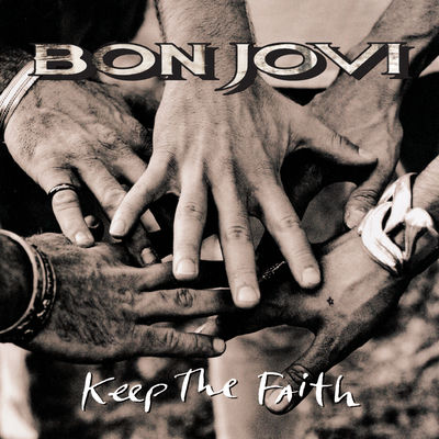 The cover of Keep the Faith by Bon Jovi