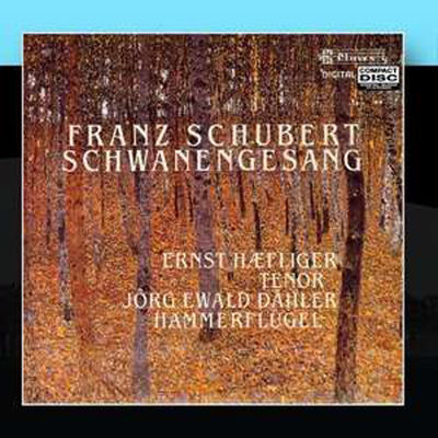 The cover of Schwanengesang by Franz Schubert