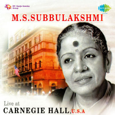 The cover of Live at Carnegie Hall by M.S. Subbulakshmi
