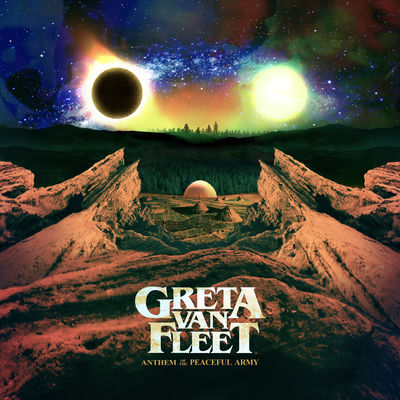 The cover of Anthem of the Peaceful Army by Greta Van Fleet