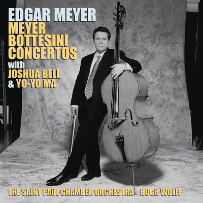 The cover of Meyer: Double Bass Concerto; Double Concerto; Bottesini: Double Bass Concerto No. 2; Grand Duo Concertant by Edgar Meyer
