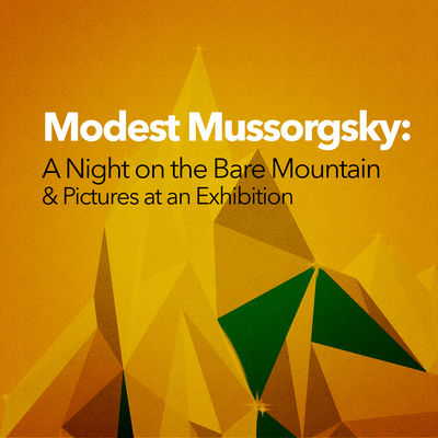 The cover of A Night on the Bare Mountain by Modest Mussorgsky