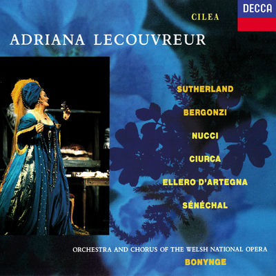 The cover of Adriana Lecouvreur by Francesco Cilea