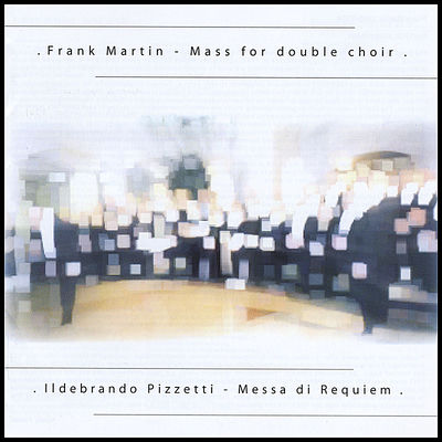 The cover of Mass for double choir by Frank Martin