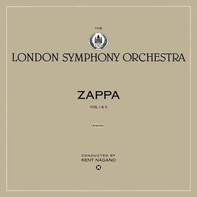The cover of London Symphony Orchestra, Vols. I & II by Frank Zappa