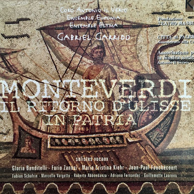 The cover of Il ritorno d’Ulisse in patria by Claudio Monteverdi