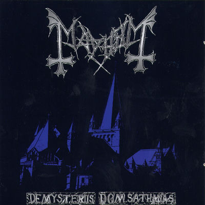 The cover of De Mysteriis Dom Sathanas by Mayhem