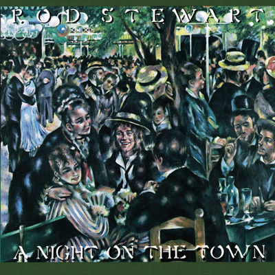 The cover of A Night on the Town by Rod Stewart