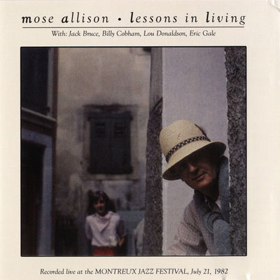 The cover of Lessons in Living by Mose Allison
