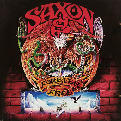 The cover of Forever Free by Saxon