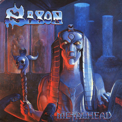The cover of Metalhead by Saxon
