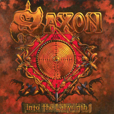 The cover of Into the Labyrinth by Saxon