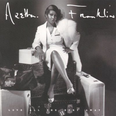 The cover of Love All the Hurt Away by Aretha Franklin