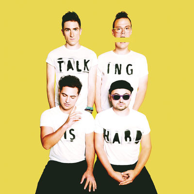 The cover of Talking Is Hard by Walk the Moon