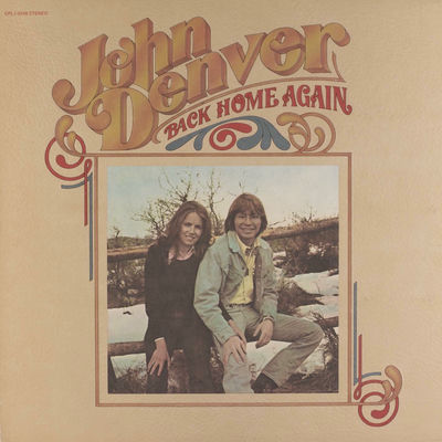 The cover of Back Home Again by John Denver