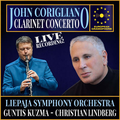 The cover of Clarinet Concerto by John Corigliano