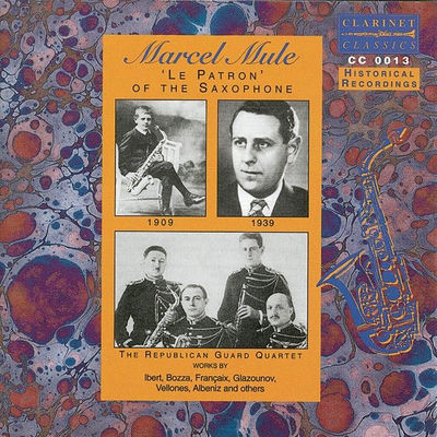 The cover of Le Patron of the Saxophone by Marcel Mule