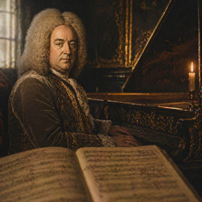 The cover of Keyboard Suites by George Frideric Handel