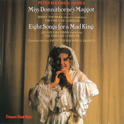 The cover of Eight Songs for a Mad King by Peter Maxwell Davies